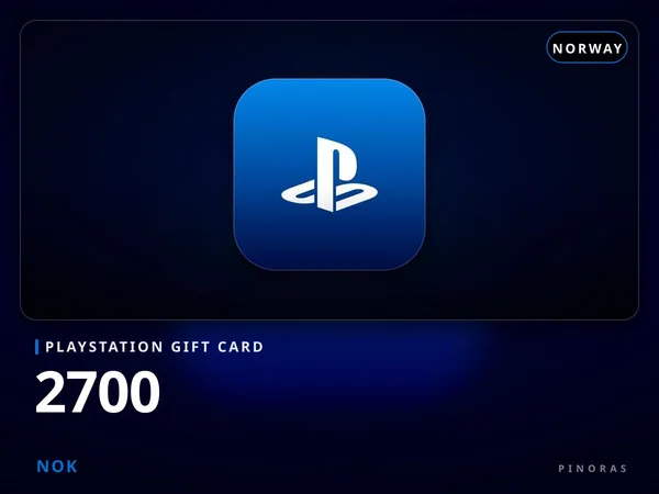 Playstation Gift Card Norway - 2700 NOK