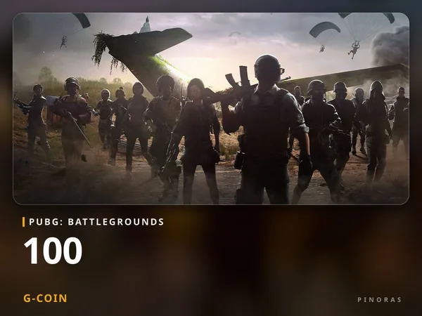 PUBG: Battlegrounds 100 G-Coin