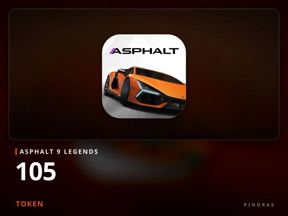 Asphalt 9 Legends 105 Token - Pinoras