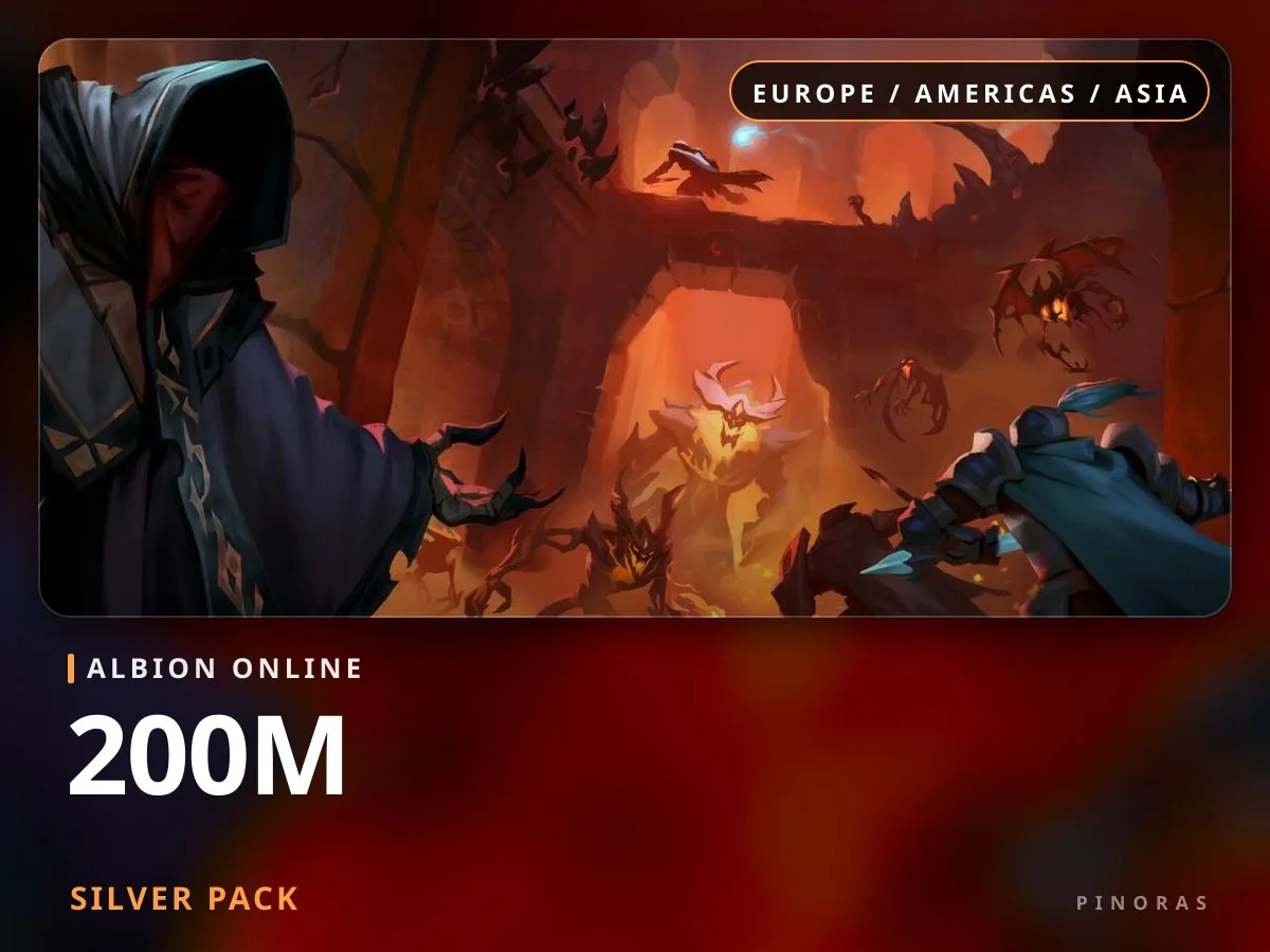 Albion Online Silver 200M - Europe / Americas / Asia - Pinoras