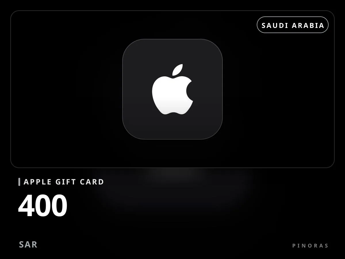 Apple Gift Card - 400 SAR - Pinoras