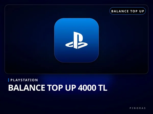 PlayStation Balance Top Up 4000 TL