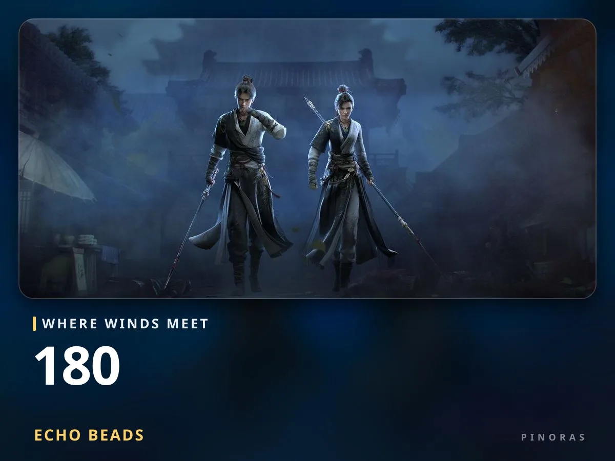 Where Winds Meet - 180 Echo Beads - Pinoras