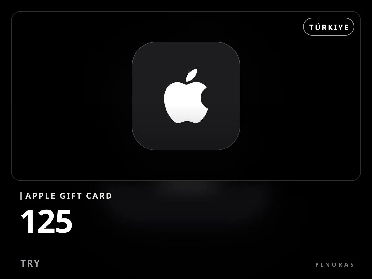 Apple Gift Card 125 TRY - Pinoras