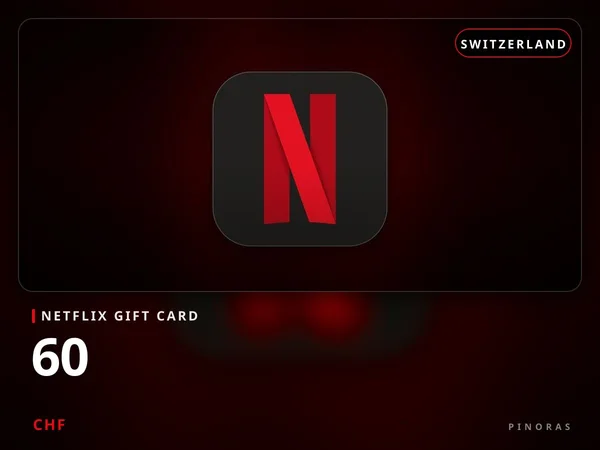 Netflix Gift Card Switzerland - 60 CHF
