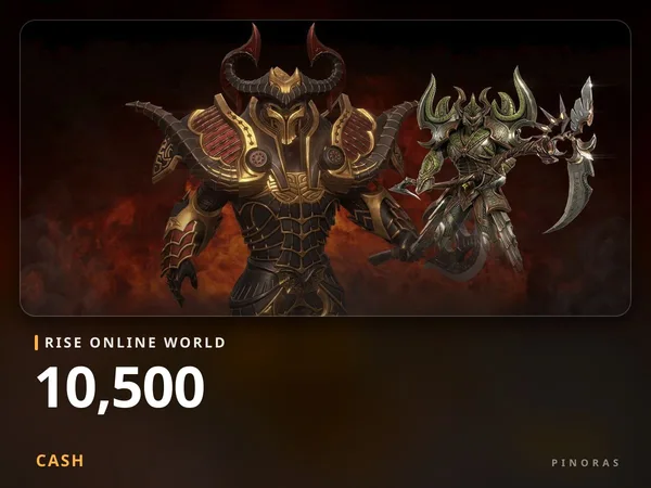 Rise Online World 10500 Cash