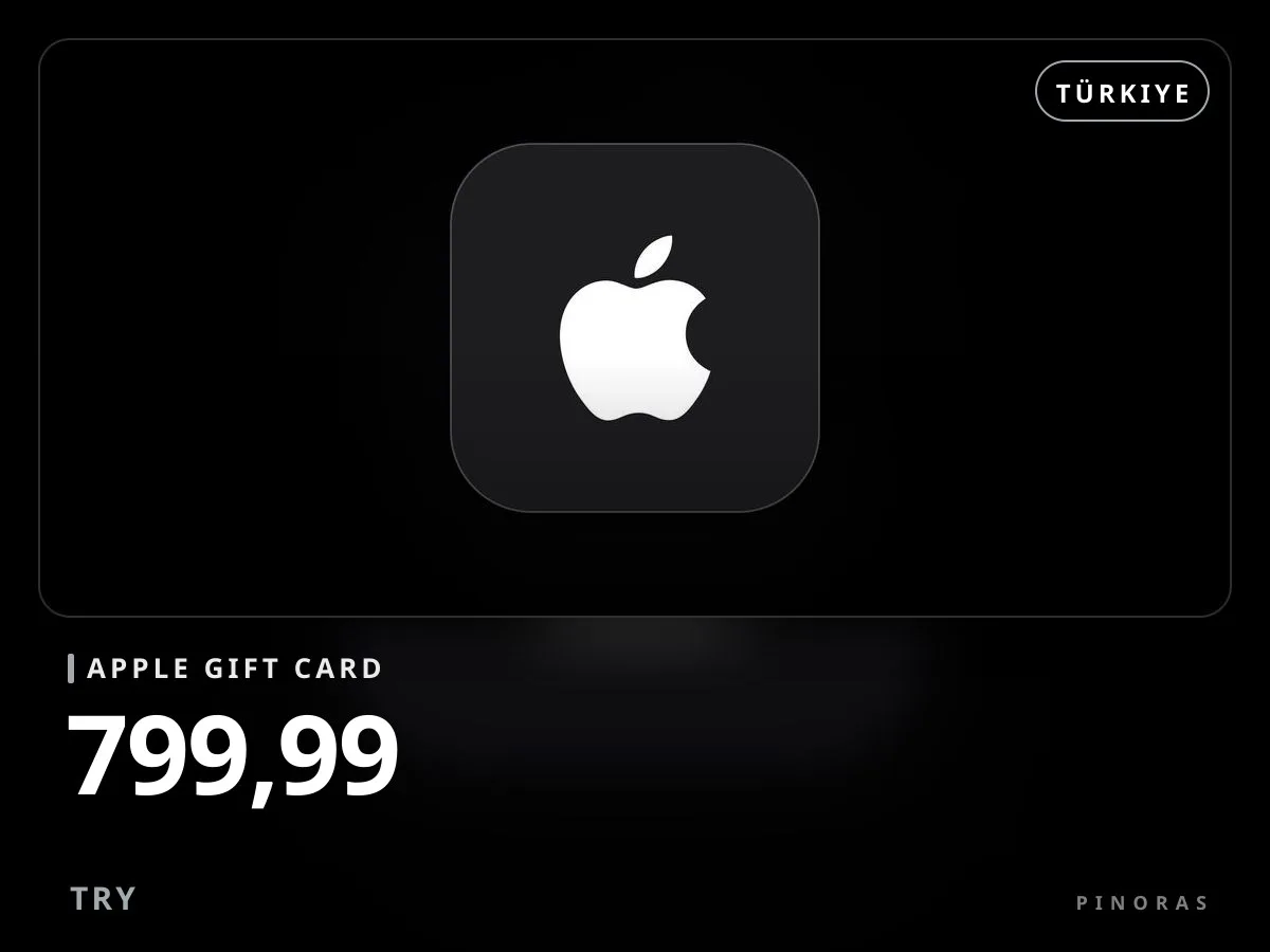 Apple Gift Card 799,99 TRY - Pinoras