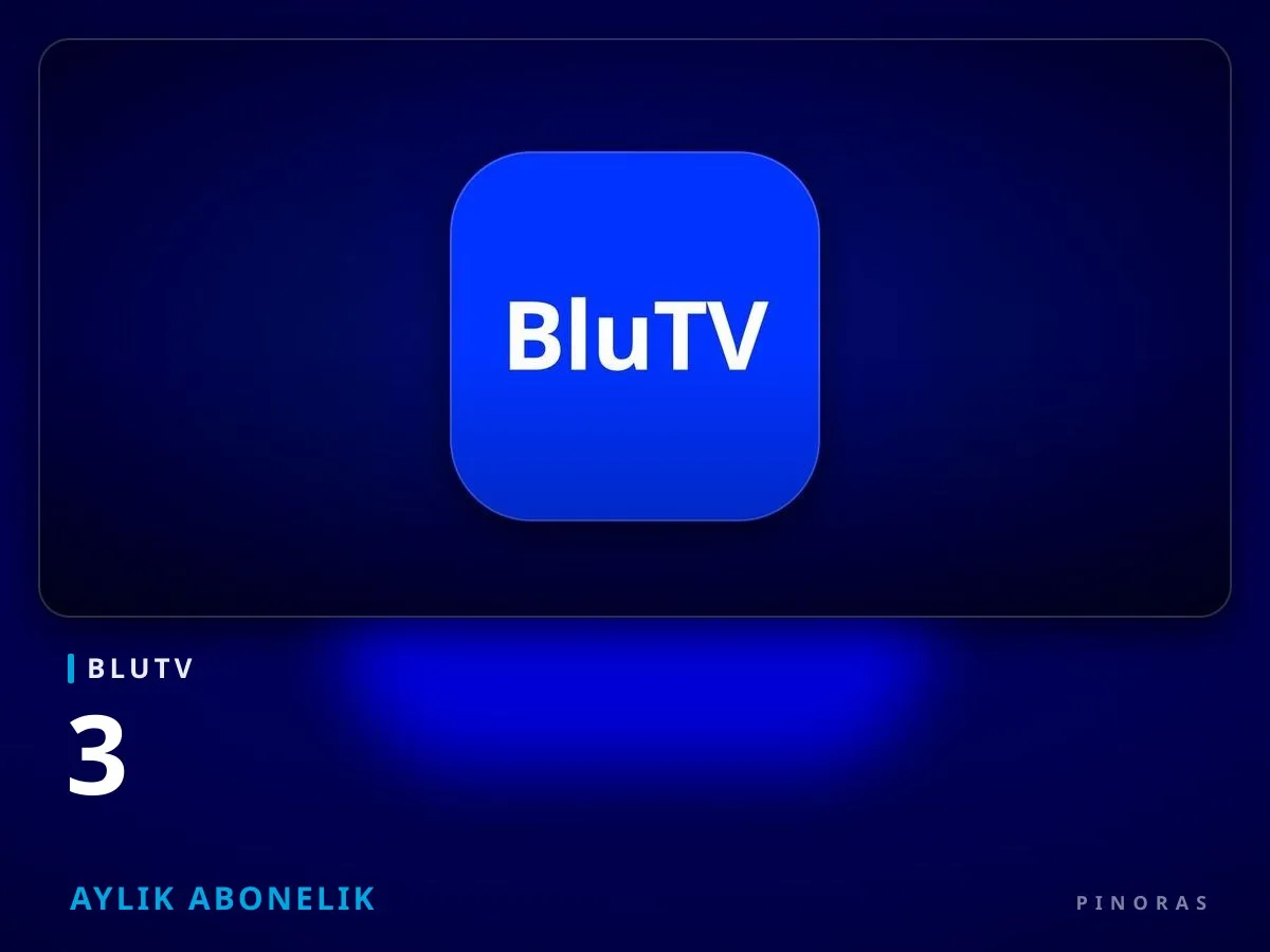 BluTV 3 Aylık Abonelik - Pinoras