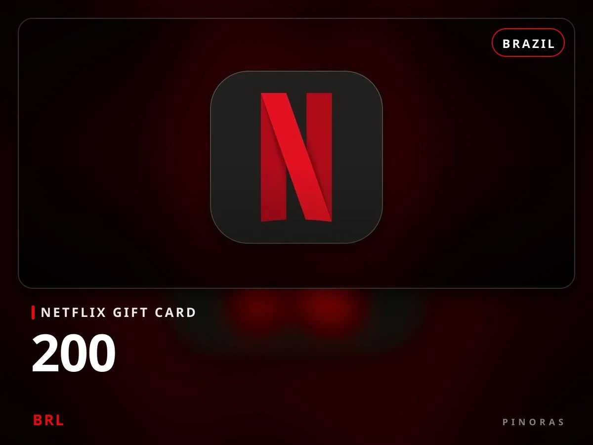 Netflix Gift Card Brazil - 200 BRL - Pinoras