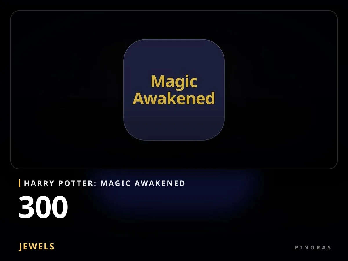 Harry Potter Magic Awakened - 300 Jewels - Pinoras