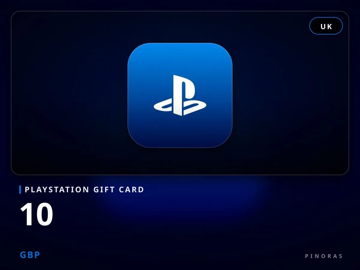 Playstation Gift Card 10 GBP - Pinoras