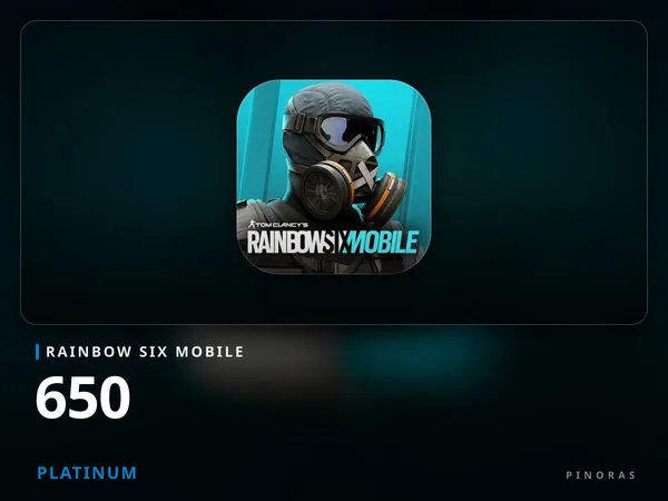 Rainbow Six Mobile - 650 Platinum