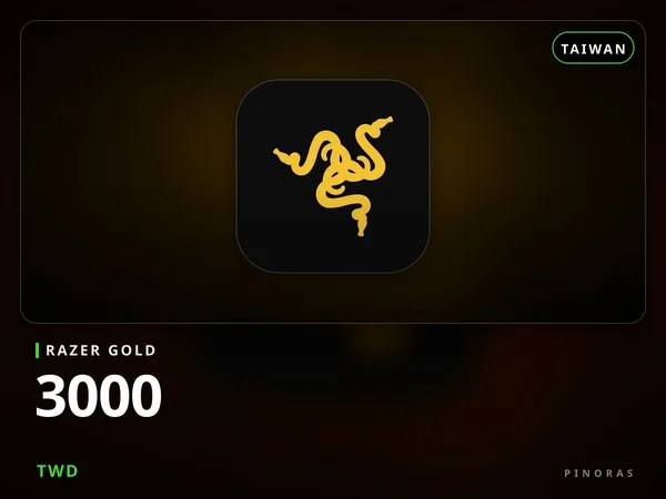 Razer Gold Taiwan - 3000 TWD