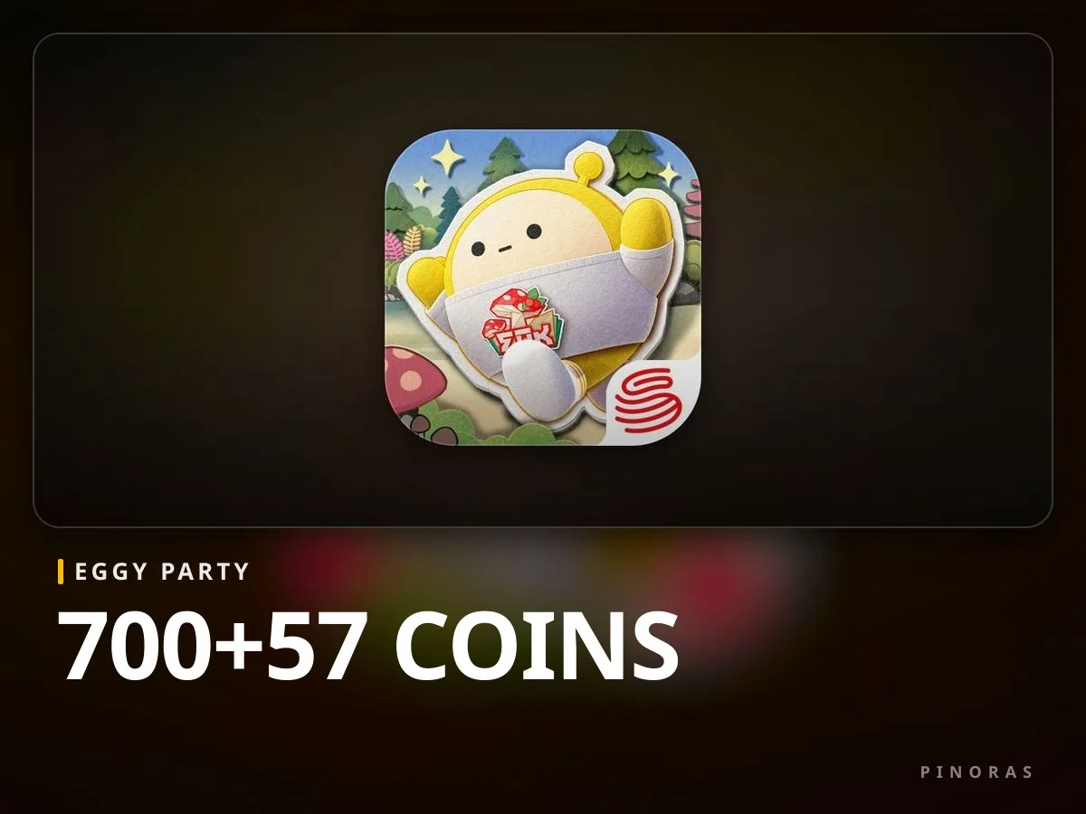 Eggy Party 700+57 Coins - Pinoras