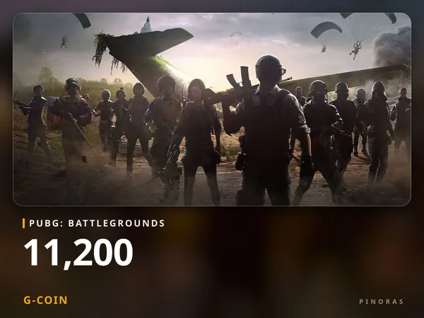 PUBG: Battlegrounds 11200 G-Coin