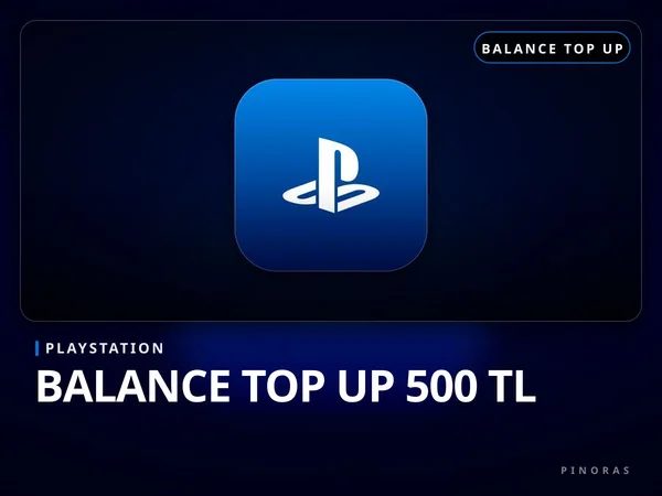 PlayStation Balance Top Up 500 TL