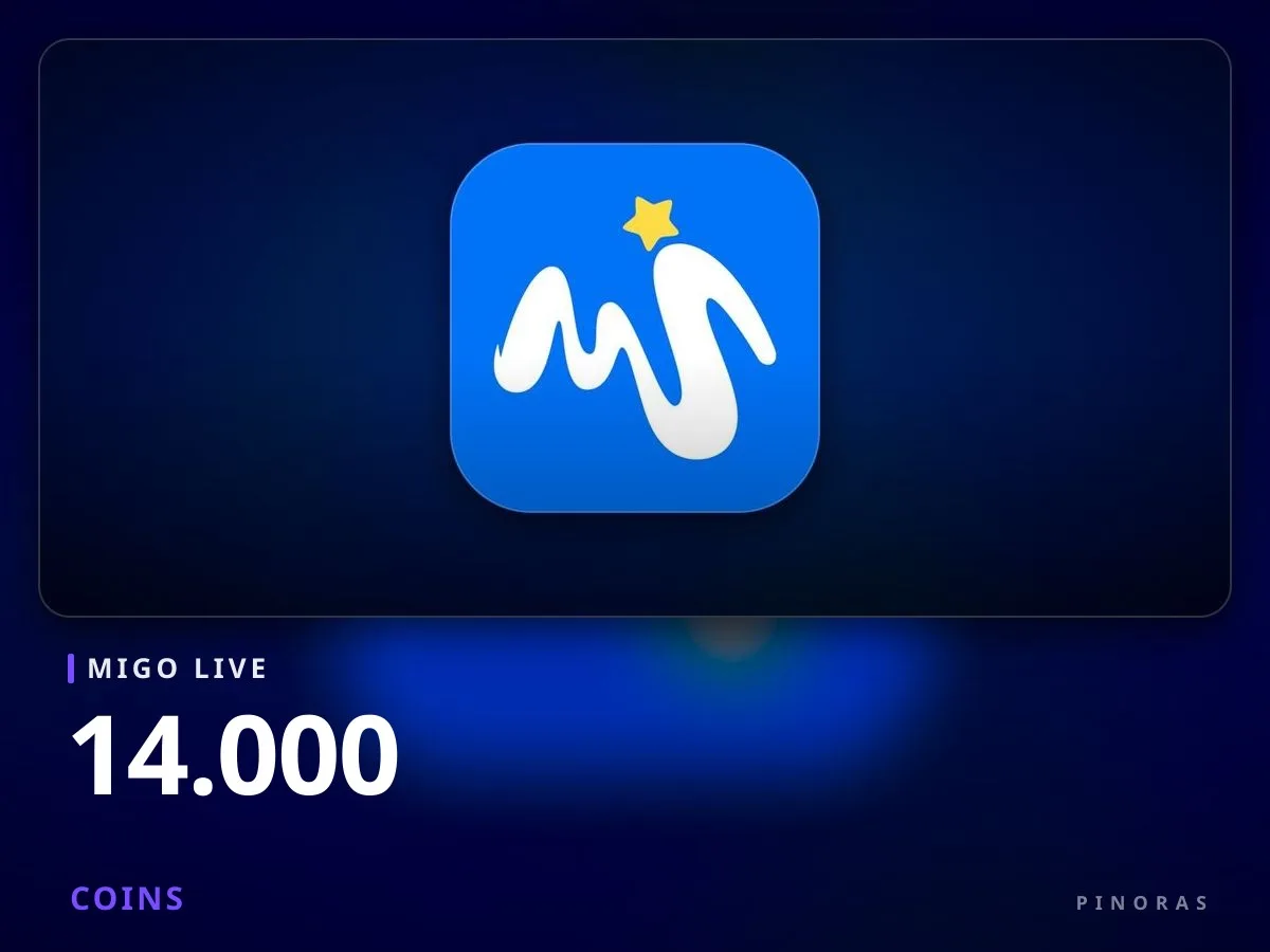 Migo Live - 14.000 Coins - Pinoras