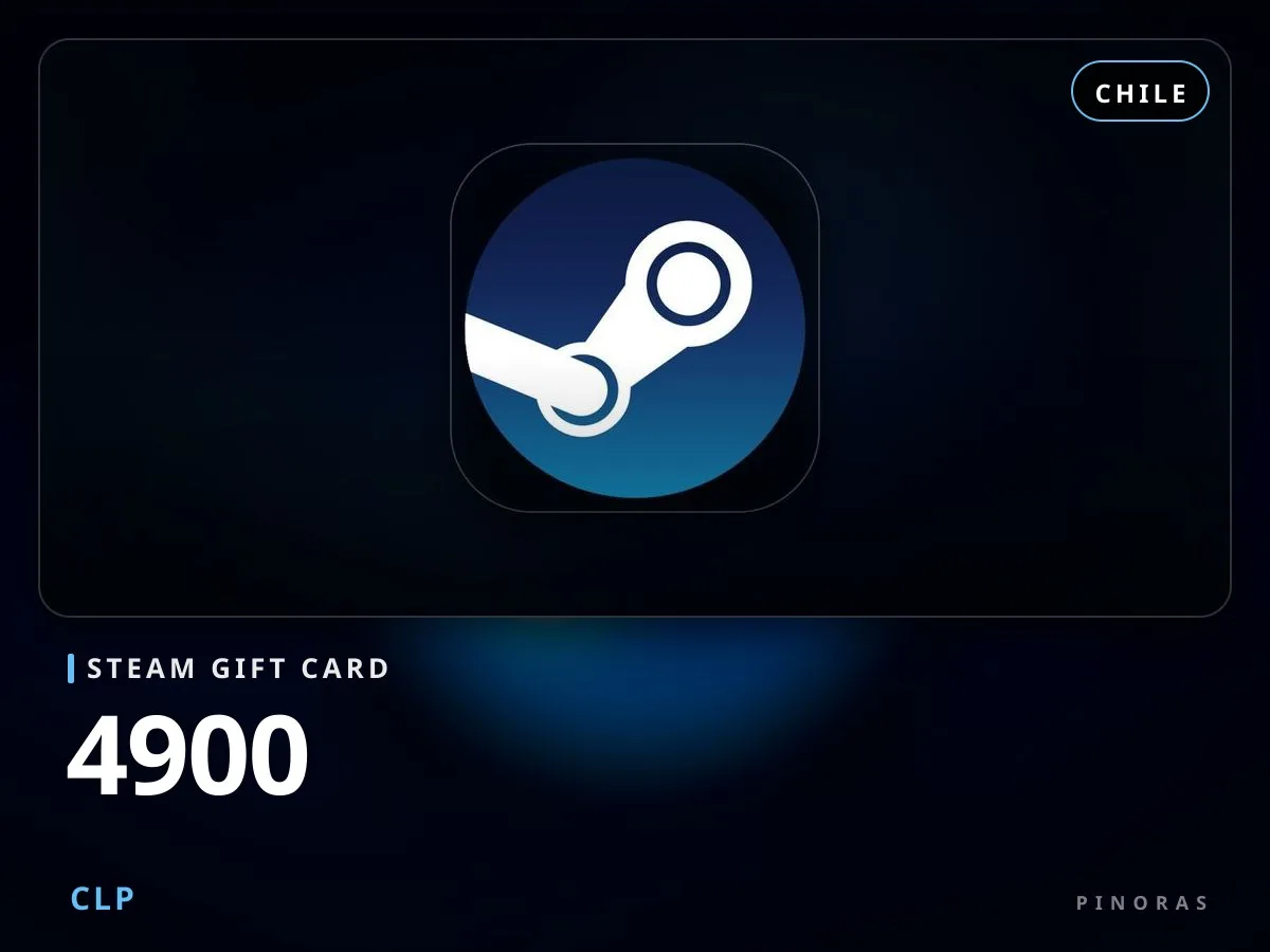Steam Gift Card 4900 CLP - Pinoras