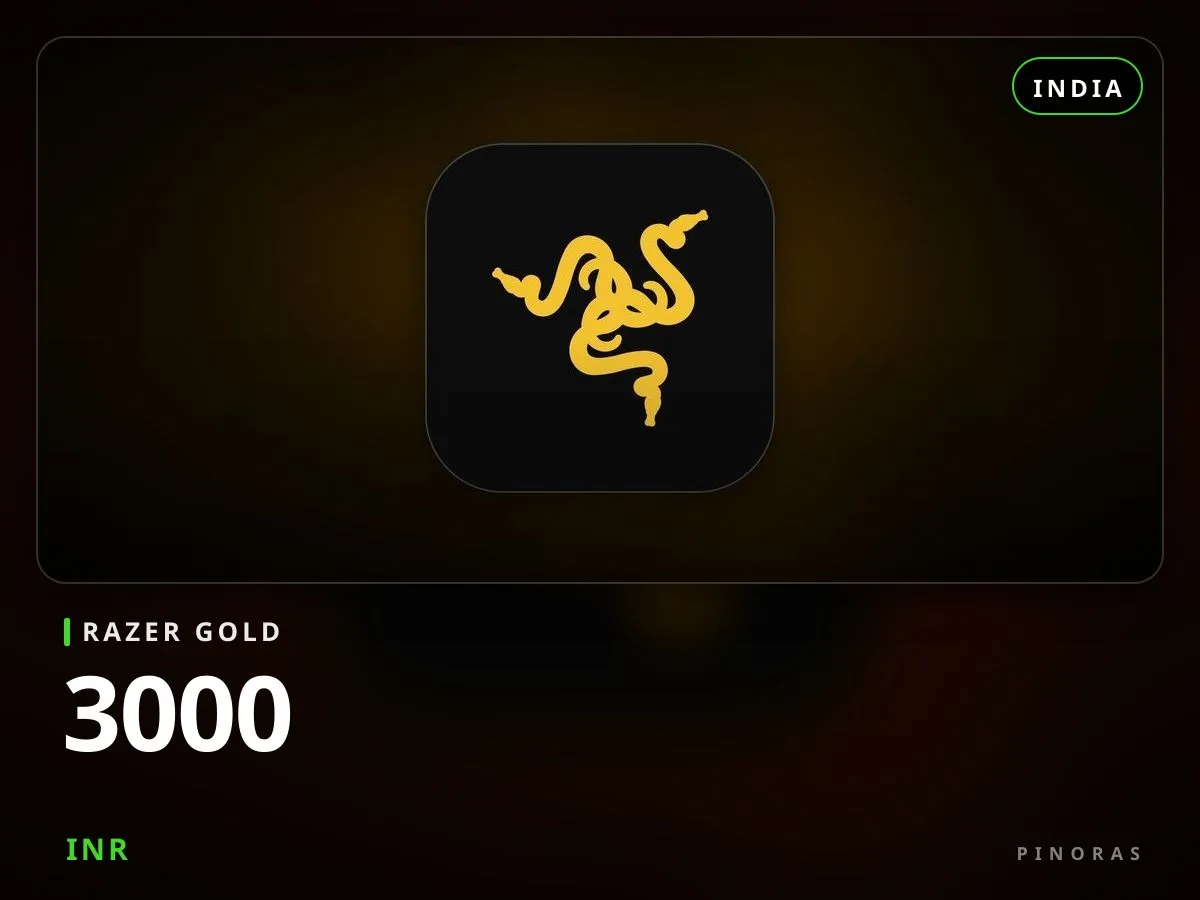 Razer Gold India - 3000 INR — Pinoras