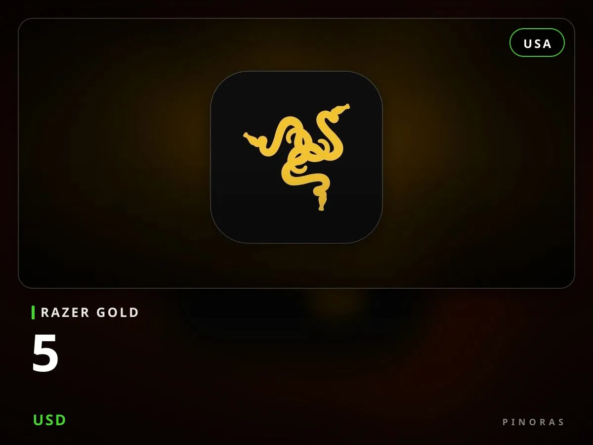 Razer Gold USA - 5 USD — Pinoras