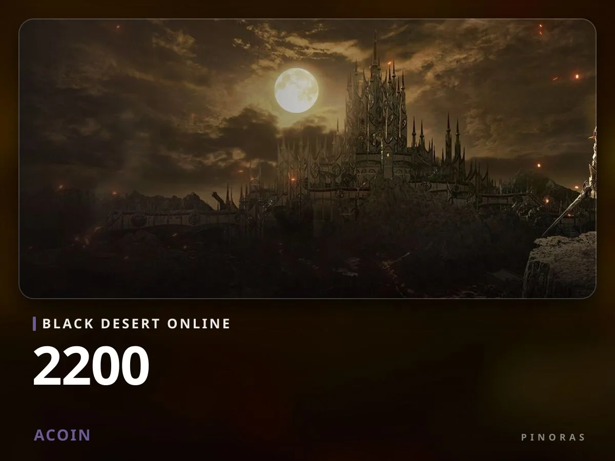 Black Desert Online 2200 Acoin - Pinoras
