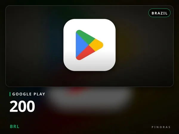 Google Play Brazil - 200 BRL