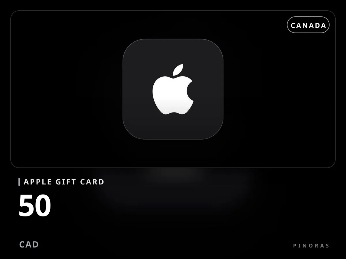 Apple Gift Card Canada - 50 CAD - Pinoras